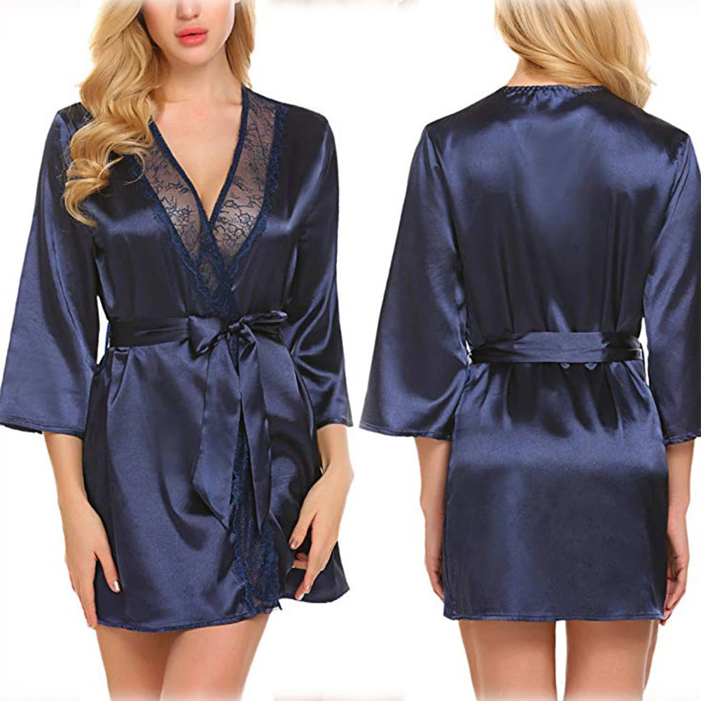 Women Satin Robes